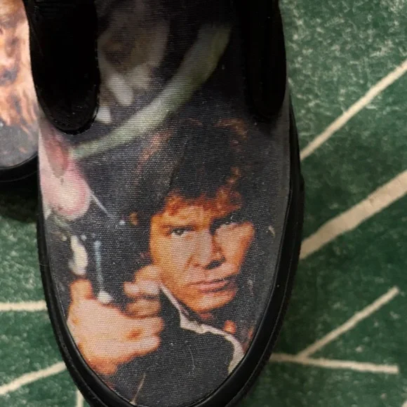 Star Wars Sperry  Themed Men's Black Slip-On Shoes - Picture 3 of 10